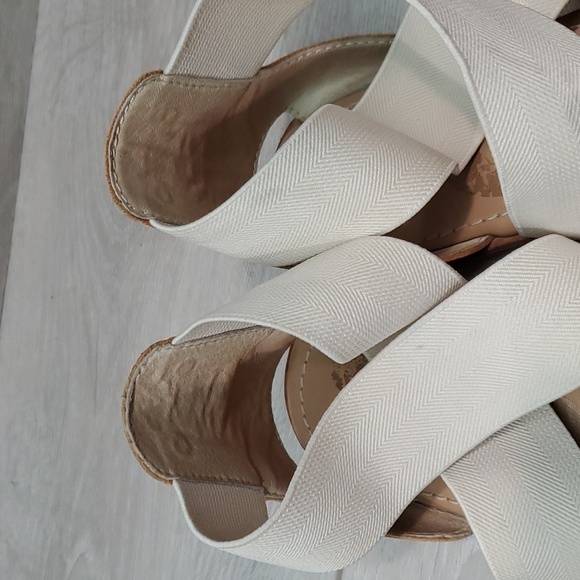 Sorel Comfort Ankle Leather Ella Crisscross Strap Sandals Flats shoes sz 8.5 - Picture 8 of 14